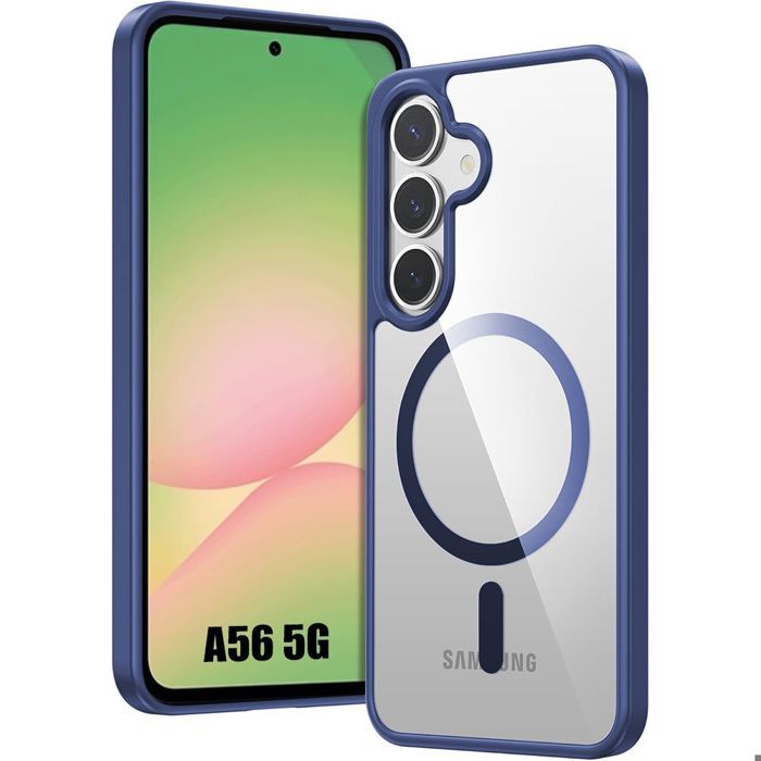 Coque de protection - BOOLING - Samsung Galaxy A56 5G - Silicone et PC - Antichoc - Cercle Magnétique