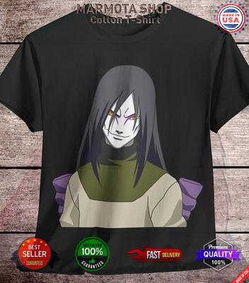 Maglietta Orochimaru Naruto Shippuden Sasuke Kakashi Maglietta Anime Tutte le Taglie