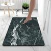 Nordic Style Marble Pattern Diatom Mud Bath Mat - Non-slip, Water-Absorbent, Quick-Drying, Wear-Resistant Foot Mat