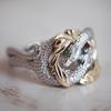 Luxury Direct Two-color Diamond-encrusted Winding Ring, Year of The Snake Zodiac Natal Year Gift Creative Animal Jewelry