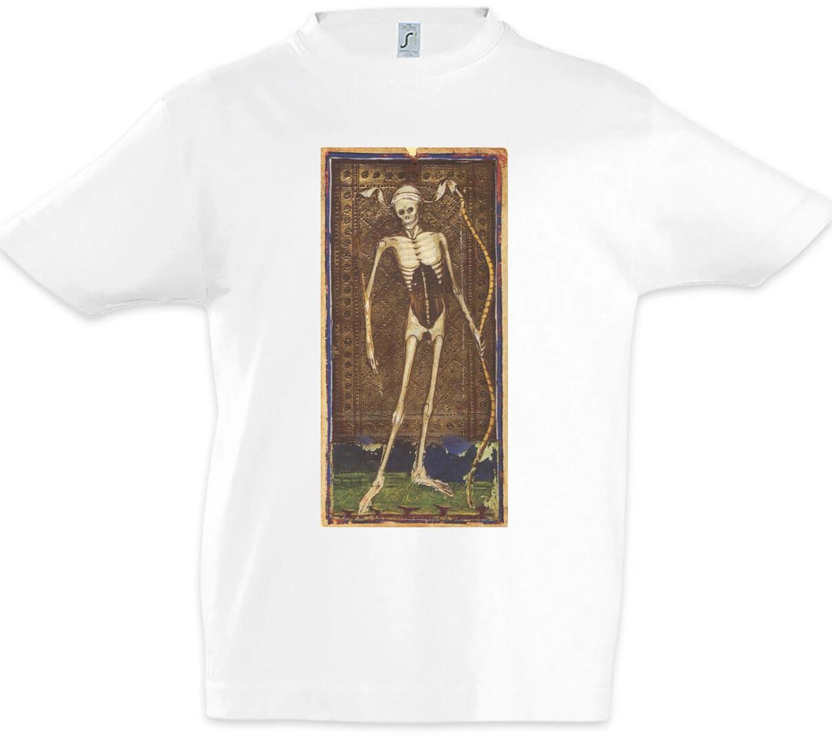 

Tarot Arcanum Death Kids Boys T-Shirt Logo The Death Reaper Grim Reaper- 160