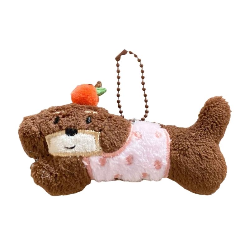 

Dachshund Plush Keychain Cute Dog Pendant Bags Ornament Keys Holder Soft Puppy Charm Decoration for Women and Men