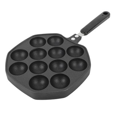 Takoyaki Pan 12 Molds Takoyaki Maker Skillet Aluminum Alloy Nonstick Grill Pan Cooking Plate for Octopus Balls Pancake