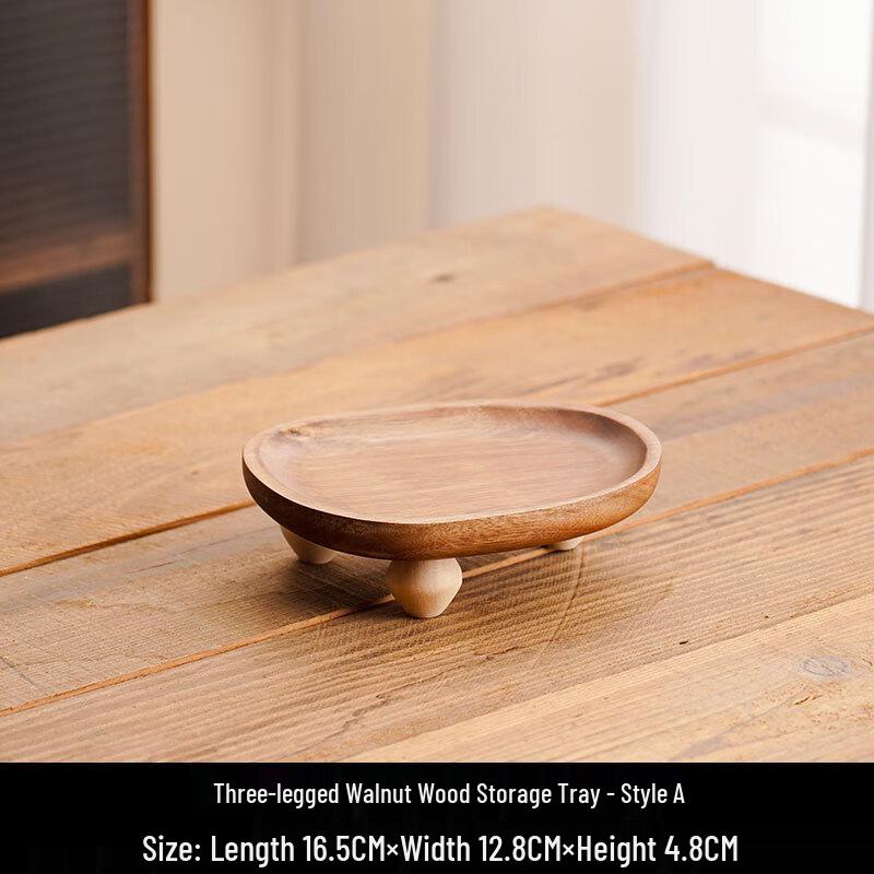 ME Chinese Style High-Footed Wooden Irregular Tray A