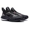 Li Ning Power 10 Středně vysoké Performance Basketbalové boty Pánské Černé ABAT089-7