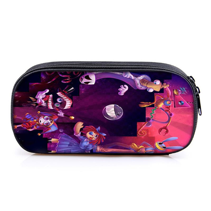 Circus The Amazing Digital Circus Compartment Pencil Case Student Children'S Stationery Case Pencil Case