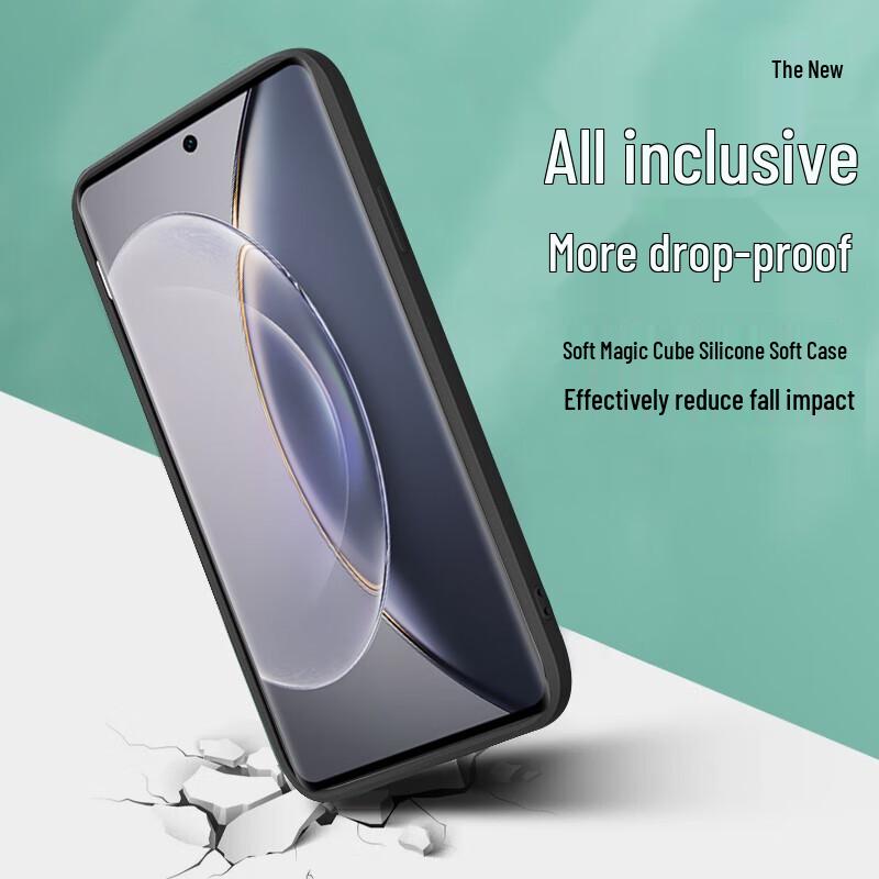 KEKLLE Liquid Silicone Lens Protection Phone Case