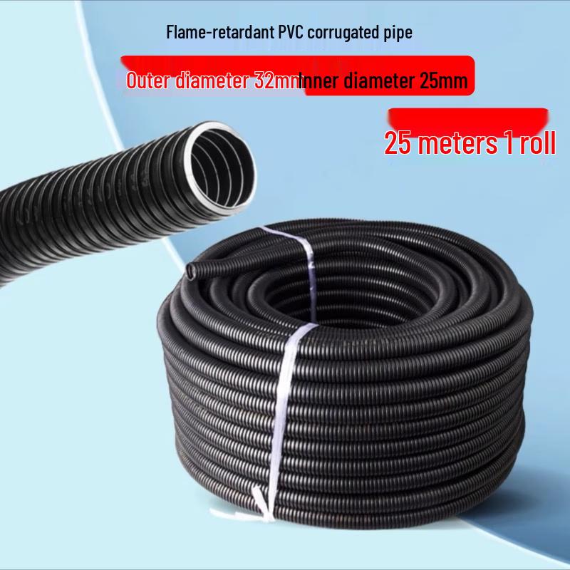 Огнестойкий гофрированный ПВХ-кабель-канал Shuangan