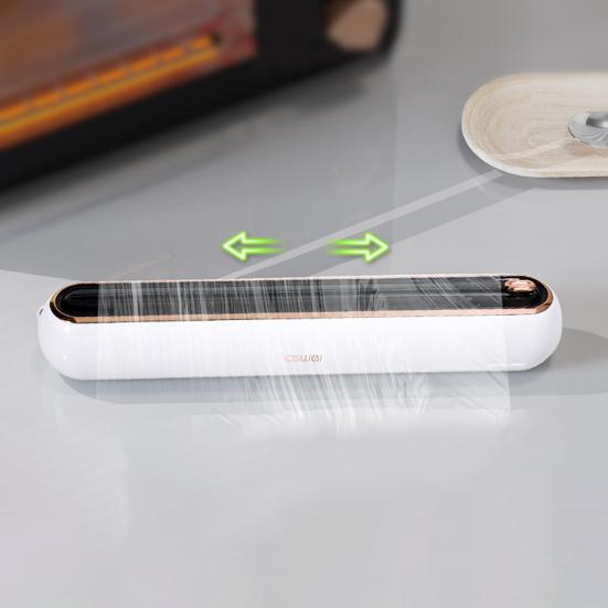 Cling Film Cutter Wall Mount Punch Free Hidden Blade Magnetic Wrap Dispenser Tear-Free Large Roll Disposable Plastic Wrap Cutting Box Kitchen Supplies