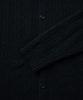 MMIC Cashmere Crochet Cardigan (Black)