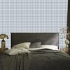 Geometric rhombus wallpaper light gray and blue 50x1000