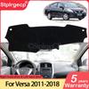 Skirtas Nissan Versa Sedan N17 Almera Sunny Latio 2011–2018 m. Neslystantis kilimėlis Prietaisų skydelio dangtelis Skėčio nuo saulės priedai 2016 m. 2017 m.