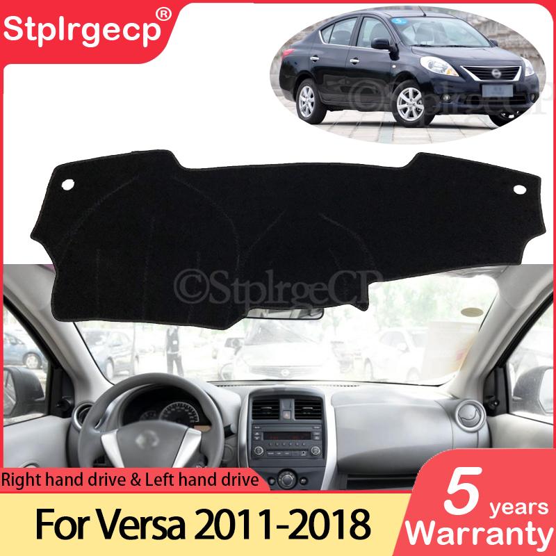 Skirtas Nissan Versa Sedan N17 Almera Sunny Latio 2011–2018 m. Neslystantis kilimėlis Prietaisų skydelio dangtelis Skėčio nuo saulės priedai 2016 m. 2017 m.