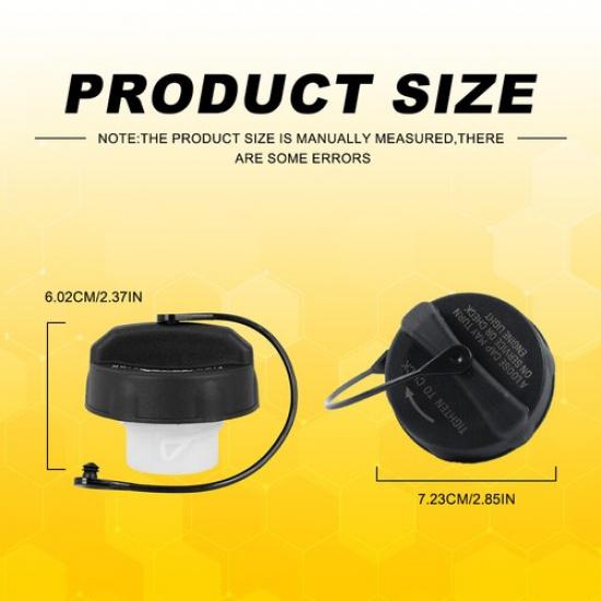 Fuel Gas Cap 52030377AB 5278632AG Fits For 2000-2018 Dodge Ram 2500 1500 3500