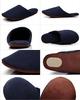 Washable Canvas Cotton Indoor Slippers for Set of 2 and 2 [MOON ROOM] Guests, 4, Men's Women's