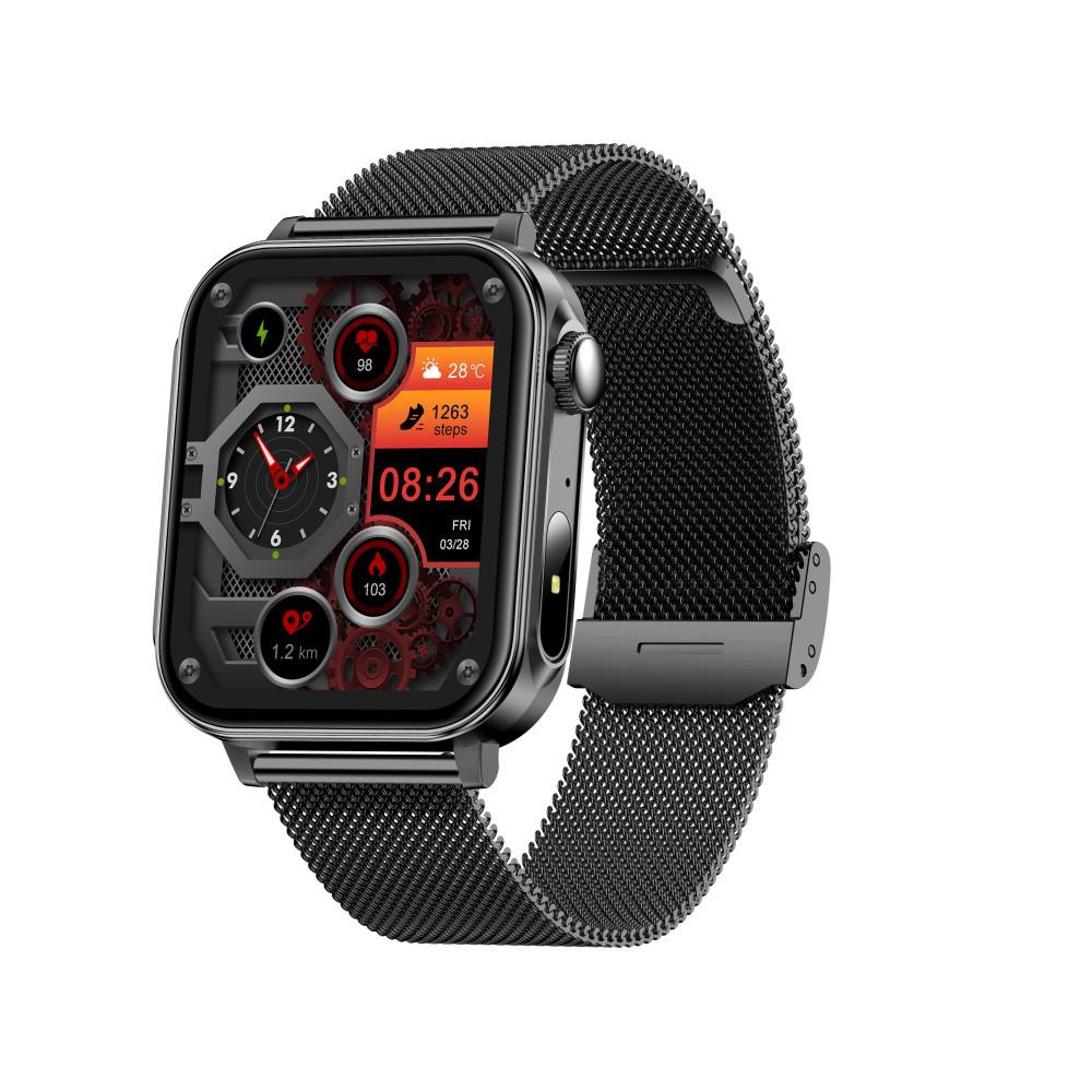 V96 Bluetooth Smartwatch: 1,83"-Bildschirm, Outdoor-Sport, Herzfrequenz- und Blutdrucküberwachung