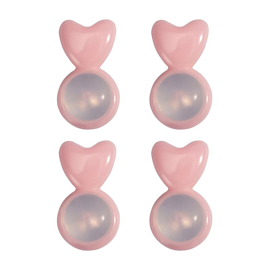 4pcs Comfortable Wear Sturdy Ceramic Earring Support Backs for Droopy Ears Heavy Earrings Lobe Lifters Secure Hold