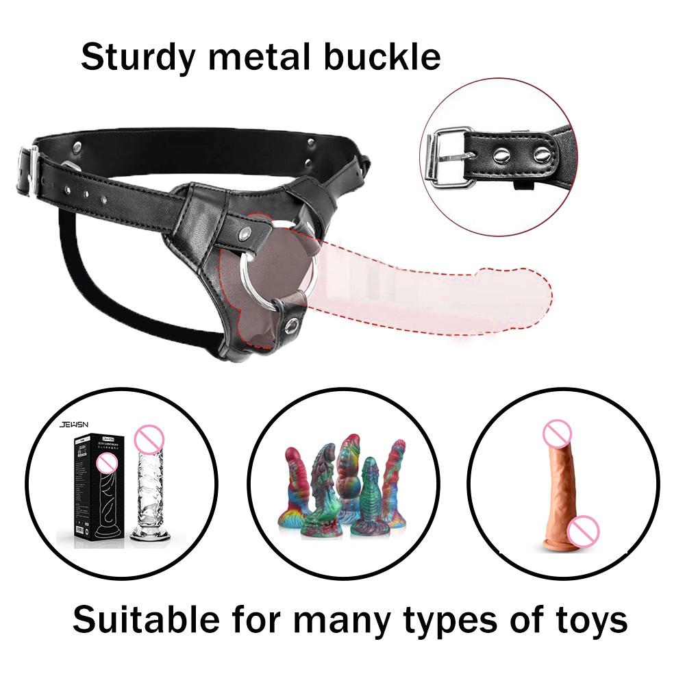 Strap On Dildo Harness Sex for , High-quality Wearable Leather Pants Men Pegging Dildo, Adjustable Belt Multiple Sizes Rings