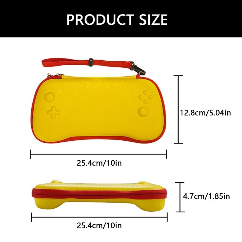 Protector Case Storage Box for RG557 Scratchproof EVA Bag Handheld Game Console Travel Carrying Case with Lanyard