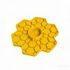 Bee Water Feeder with Perch Safe Honeybee Drinking Station for Garden Patio Beekeeping Supplies, Small-Hole Honeycomb Tray