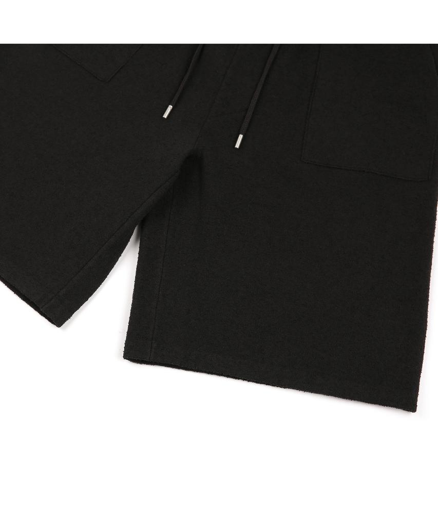 IOLO Terrik Cotton Knit Shorts_Black