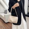 Spacious Corduroy Bucket Bag For Women Trendy Korean Style Casual Shoulder Tote