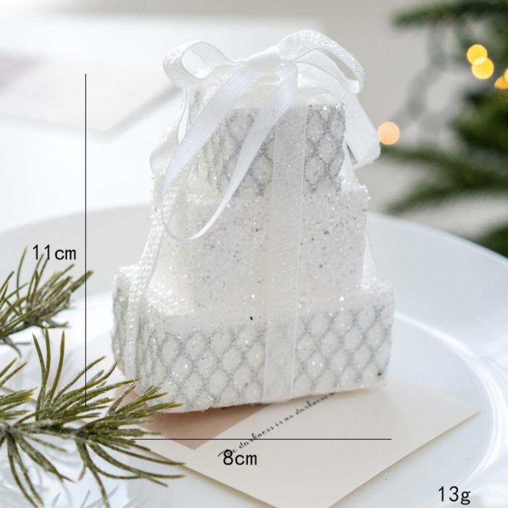 Durable Foams Christmas Tree Balls 8cm Sequin Christmas Decor Shiny Hanging Xmas Baubles Christmas Party Supplies