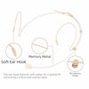 3.5mm 3 Pin Headset Mic Beige Amplifier Voice Speaker Headworn Microphone  Microphone Accessories