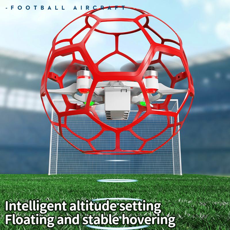 LYZRC L6 2.4G RC Football Drone 3D Full Protection Pressure Altitude Brushless Remote Control Quadcopter for Kid Gifts