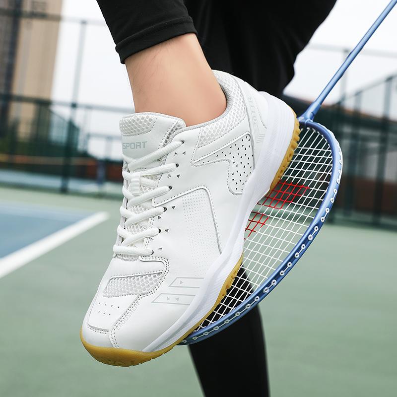 36-45 Couple Plus Size Shock-absorbing Anti Slip Wear-resistant Breathable Tennis Shoes Table Tennis Shoes Badminton Training Shoes