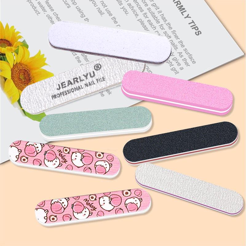 9cm Mini Double-Sided Nail File for Shaping and Polishing Acrylic Nails