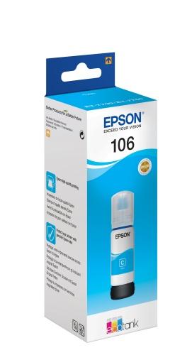 Epson 106 Ecotank (C13T00R240) Ink Refill Bottle, Cyan
