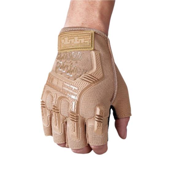 Cycling Mittens Practical Comfortable Wear-resistant Riding Mittens Anti-Shock Half Finger Cover Gloves Cycling Mittens Cycling Supply