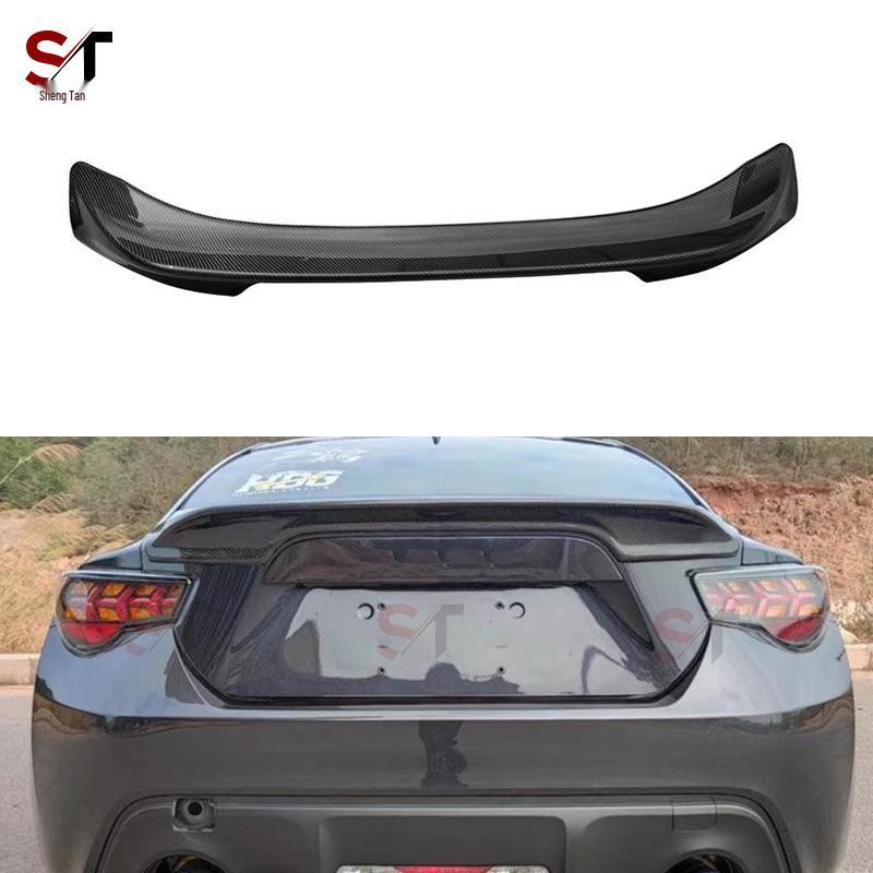 TRD Style Carbon Fiber Rear Spoiler Ducktail for Toyota GT86/Subaru BRZ – Tail Lip Stabilizer