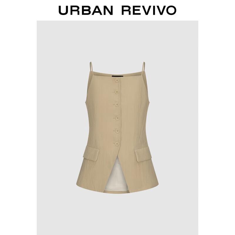 UR Women s Winter Elegant Buttoned Cami Top S