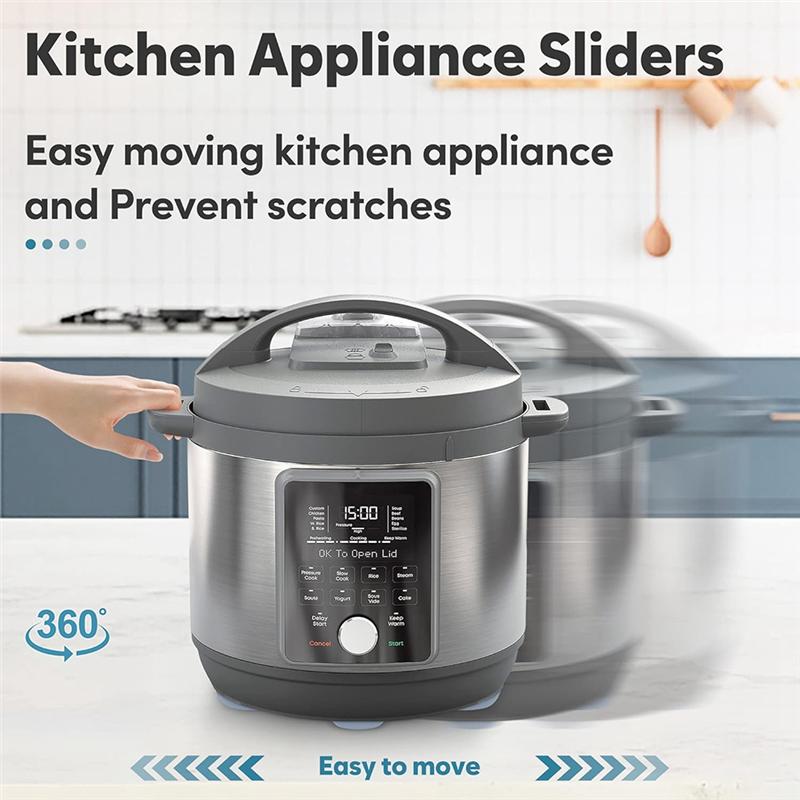B97A-Small For Kitchen Finds 24 PCS Self-Adhesive Appliance Sliders Slider Hacks For Kitchen Easy To Move