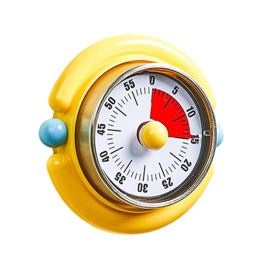 Mechanical Kitchen Timer 60-Minute Countdown Timer Retro Stainless Steel Magnetic Timer for Cooking And Baking