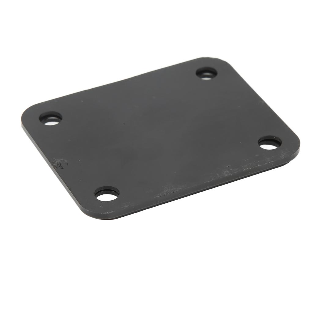 Electric Guitar Neck Plate Square Metal Back Mounting 4 Holes with Screws Bass Parts