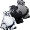Nahtlose High-Waist Batik-Yoga-Shorts mit Bauchkontrolle und Pfirsich-Po-Lift