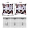 Kpop Style Babymonsters Group Pillowcase Printed Polyester Cushion Cover Decorations Pillow Case Cover Chair 45X45Cm