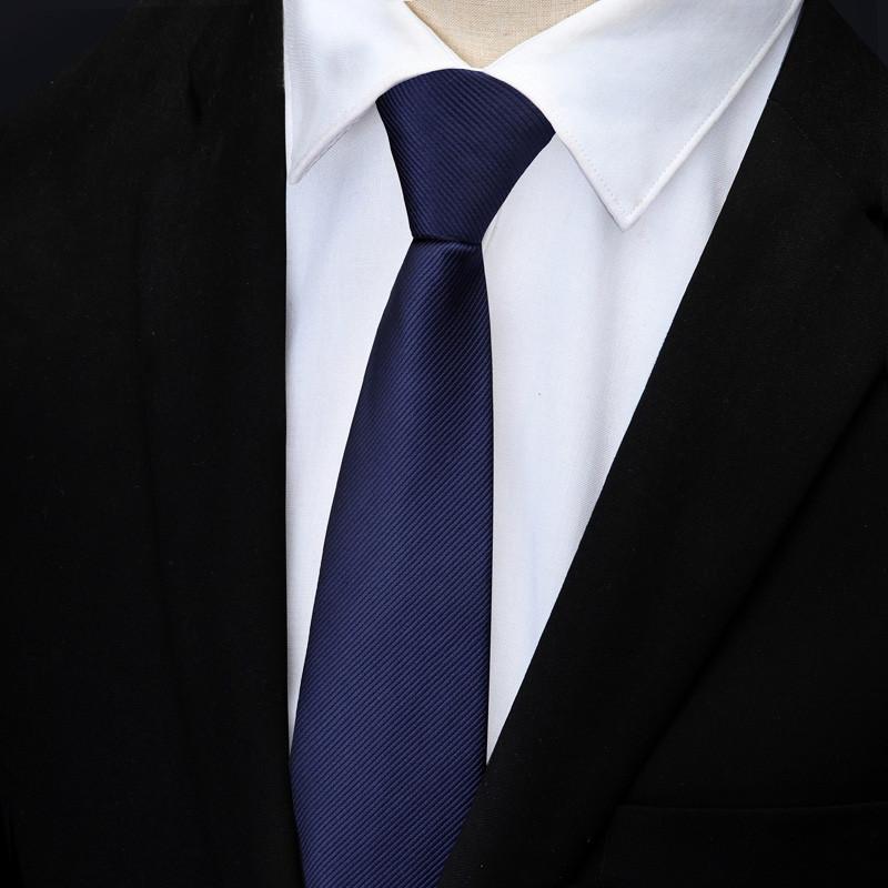Men Kids Striped Pattern Tie With Zipper Closure For Formal Ceremonies