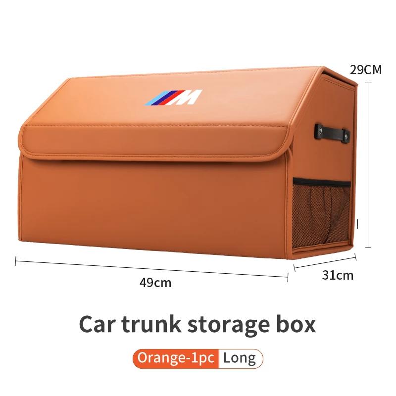 Car Sticker 2025 Hot Car Boot Organiser Storage Box Large Capacity Foldable Storage Box For BMW Series X1X4 X5 X7 G20 G38 F20 F3