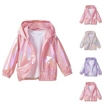 Kinder Windjacke - Kapuzen-Sonnenjacke mit Reißverschluss