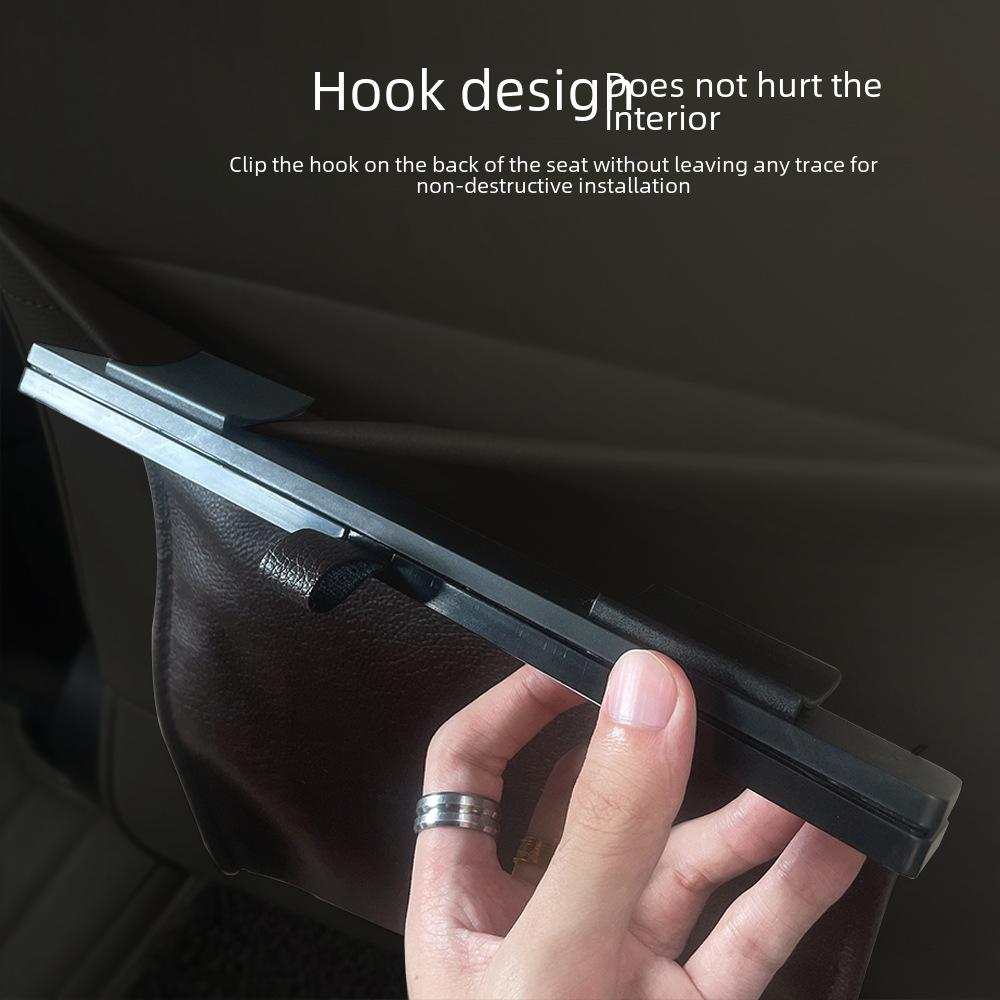 Large Capacity Foldable Waterproof Car Trash Can with Hook