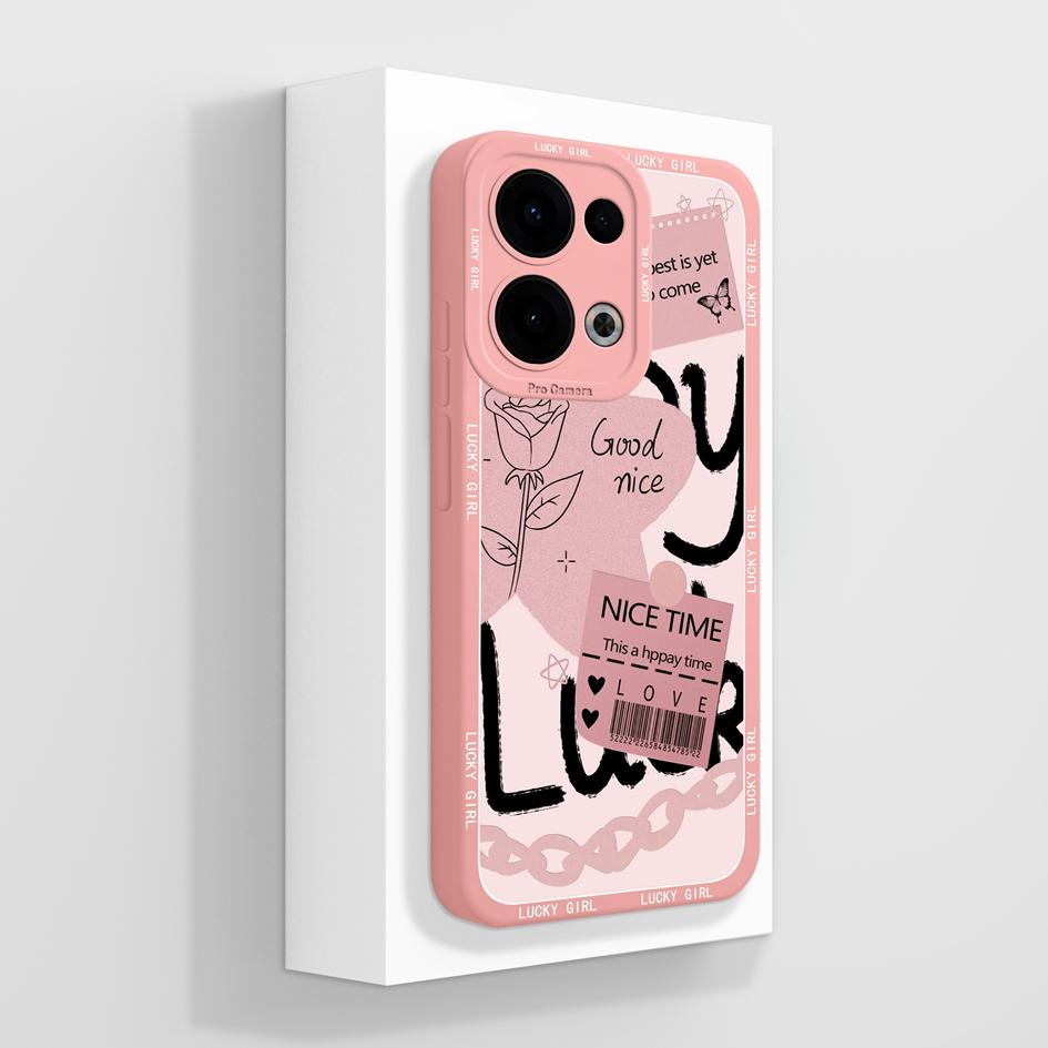 Für Oppo Reno13 Pro 12F F27 A3 NFC Realme C75 Realme 14 Pro Plus A40 A40m A60 Hülle Hübsche Avocado Weiche Flüssigkeit Silikon Stoßfeste Abdeckung für Oppo Shell