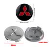 4Pcs 56/60MM Car Wheel Center Hub Caps Badge Tire Rim Cover for Mitsubishi Pajero Sport ASX Lancer L200 Attrage Xpander Eclipse
