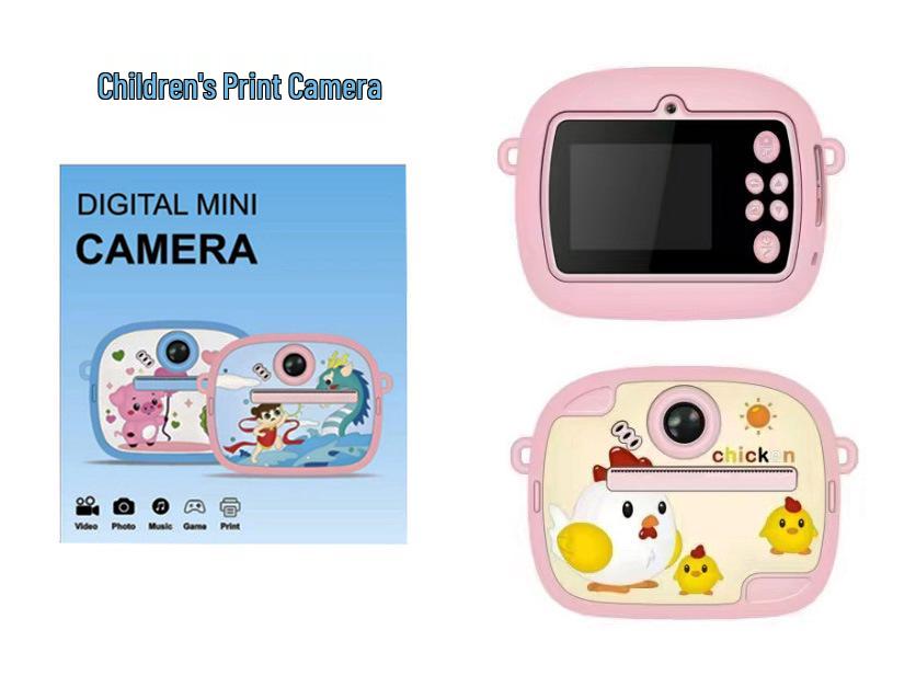 Instant Print Digital Camera for Kids - Photography and Learning Toy for Birthdays