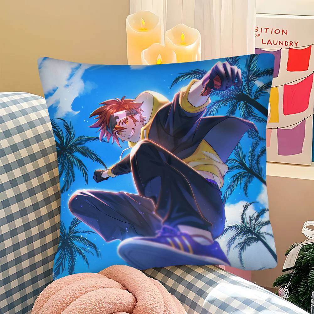 SK The Infinity Anime Pillow Case Fashion Square Pillowcase Bedroom Sofa Room Ins Decoration Leisure Cushion Cover