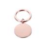 10Pcs/Lot Strip Blank Mirror Polished Stainless Steel Keychain For DIY Custom Women's Men's Keychain