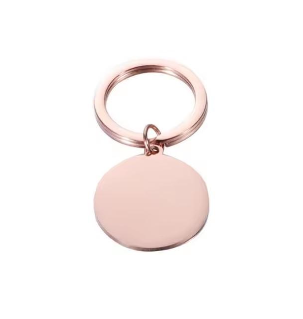 10Pcs/Lot Strip Blank Mirror Polished Stainless Steel Keychain For DIY Custom Women's Men's Keychain